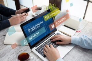 this image is an illustration of search engine marketing