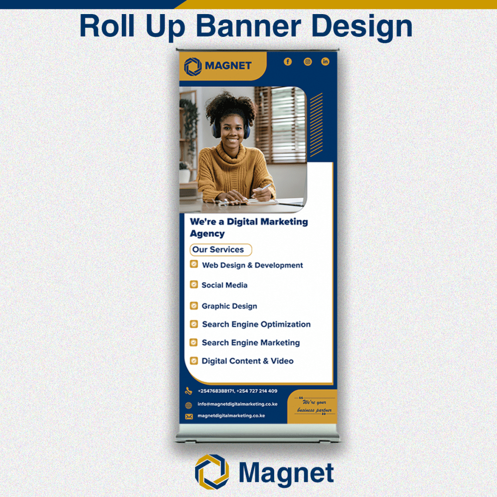 roll up banner design