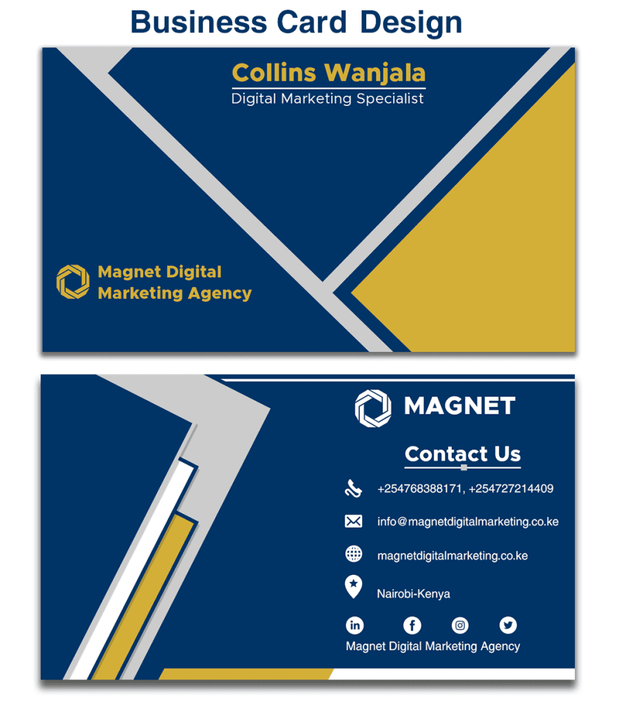 business card design